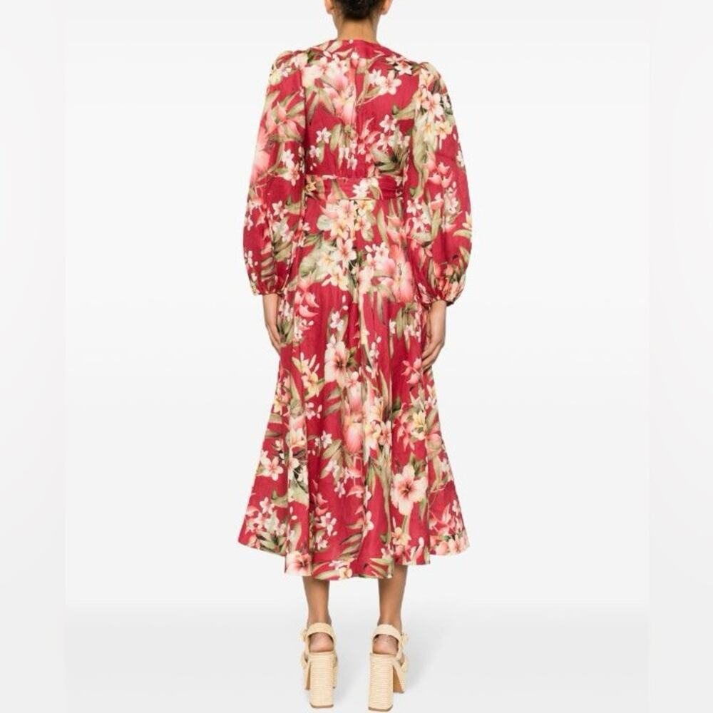 Zimmerman Lexi Floral Long Wrap Dress Size  0 (4 US) NWT - Picture 2 of 12